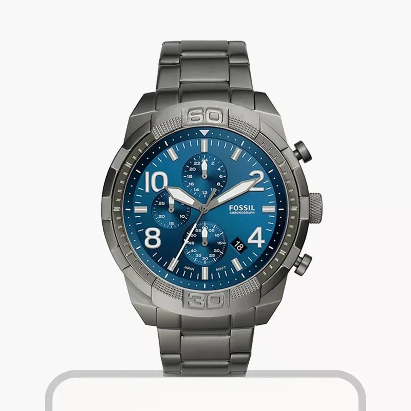 Fossil Bronson Chronograph Quartz Blue Dial Men's Watch | FS5711